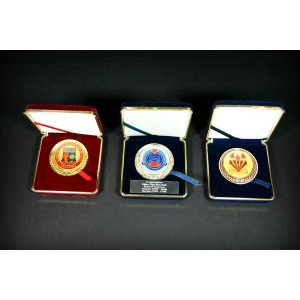 Medallion in Velvet Case with Name